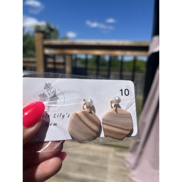 For ResellHandmPolymer Clay earrings lot  -3  Unique 25 Pcs  Stainless Steel - Picture 6 of 16